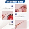 JJUNW 20Pcs lear Heat Shrink Shoelace, 0.2 Inch Heat Shrink