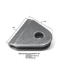 UTVDistribution Double Shear Tabs/Limit Strap Weld on tabs 1/2" Hole