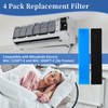 4 Pack Mini Split Air Filter Bundle Compatible with Mitsubishi