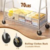 Raybee Heavy Duty Clothes Rack, 630LBS Clothing Rack with Sturdy