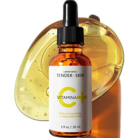 Suero Facial Concentrado de Vitamina C Activada con Ácido Hialurónico, Vitamina E y Aloe Vera – Antioxidante, Aclara, Ilumina y Unifica el Tono, Reduce Manchas y Líneas de Expresión, 30ml