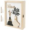 Wooden Key Box, Key Holder Wall Mount Decorative Wooden Key