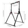 KOLHGNSE Pull Up Bar Station, Adjustable Height Home Gym Equipment