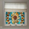 WBQMUNY Stained Glass Window Film,Frosted Glass Window Film,Window Privacy Film
