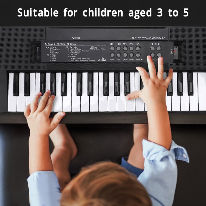 Kids Piano Keyboard 37 Keys Portable Electronic Keyboard Early Educational