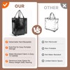 Reusable Grocery Bag on Wheels,Foldable Rolling Tote Bag,Heavy-Duty Trolley