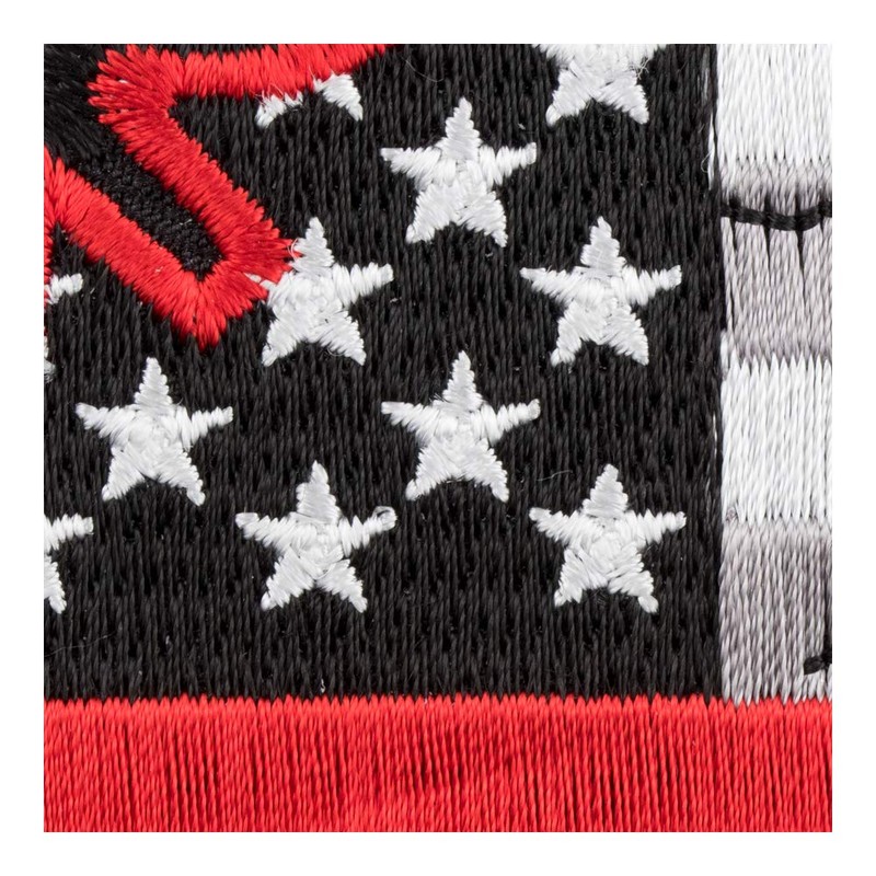 Maltese Thin Red Line Flag Patch, Firefighter Patches