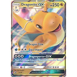 Dragonite GX - 37/70 - Ultra Rare - Dragon Majesty