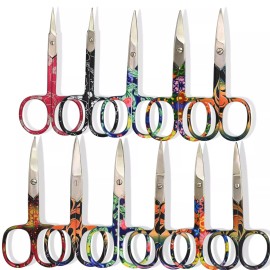 PRECISE CANADA 11 Paper Coated Cuticle Beauty Scissors 3.5" Manicure Pedicure Nail Shears AL021