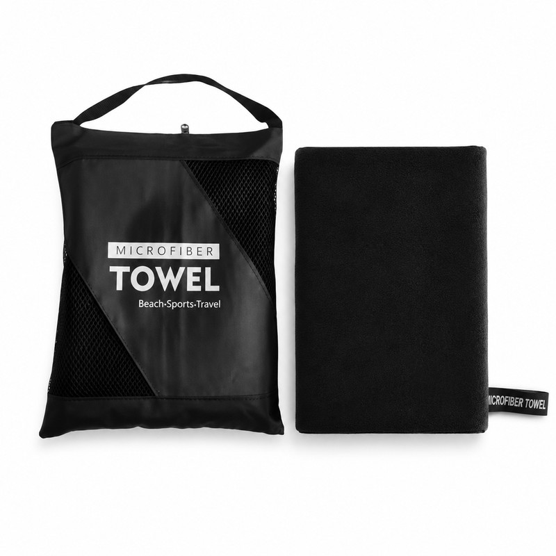 Quick-Dry Microfiber Towel for Gym & Travel – Compact Absorbent