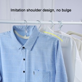 CUTSKY Velvet Hangers 50 Pack, Ultra Slim & Short Neck Hanger, 360 Swivel Hook, Space Saving Durable Non-Slip Felt Hangers,Purple b