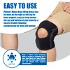 Phiten Metax Knee Wrap, Black, Large