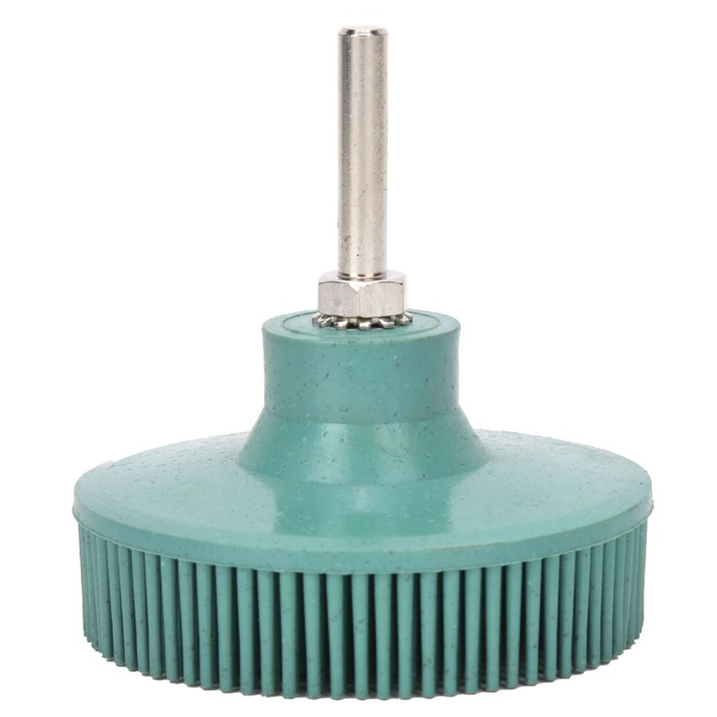 3 Inch Bristle Disc Emery Rubber Abrasive Brush Deburring Polishing