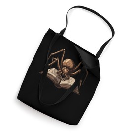 Brown Recluse Spider Reading A Book Tote Bag