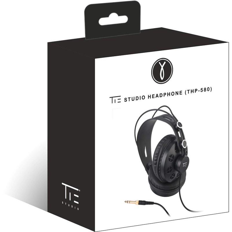 TIE Studio Semi-Open Circumaural Headphones for Broadcast, Recording Studio, Podcast