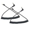 Seadream Coiled 2.5mm to 3.5mm Aux Cable 2Pack 90 Degree