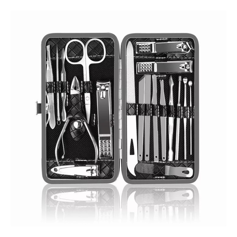NAY Juego De Instrumentos De Manicura Y Pedicura D/acero 19