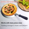 Pizza Peel Metal Steel Round Spatula Paddle Peel 10 Inch