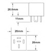 HELLA 931680017 Mini High Capacity Potted 20/40 Amp SPDT Relay