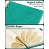 WEMATE Spiral Password Book with Alphabetical Tabs, Small Password Keeper