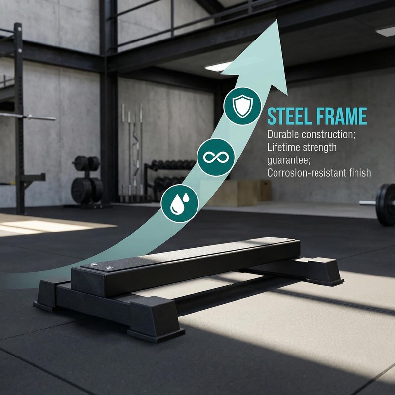 Steel Calf Raise Bar, Standing Calf Raise Platform Machine, Calf