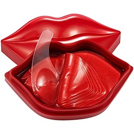 Mascarilla Labial Nutritiva Roja 20 Piezas de Tela No Tejida Cuidado Hidratante para Labios, Acabado Liso y Brillante, Uso Nocturno, para Novia o Madre