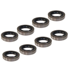 LEFITPA 8 Pack Replacement Double Lip Grease Seal for Marine 3500lb Axle Trailer (1.719" Inner Diameter x 2.565" Outside Diameter x .50" Thickness)