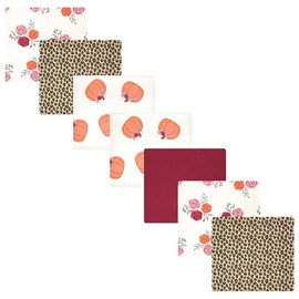 Luvable Friends Hudson Baby Flannel Receiving Blankets 7pk, Little Pumpkin