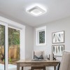 DELIPOP Ceiling Light Modern, 21W 2350LM Acrylic Square Ceiling Lamp