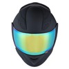 1Storm Motorcycle Bike Full FACE Helmet Mechanic MATT Black; Size