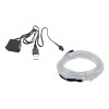 Tira Led Luz Fria Moldura Interior Decorativa Usb 5m Auto