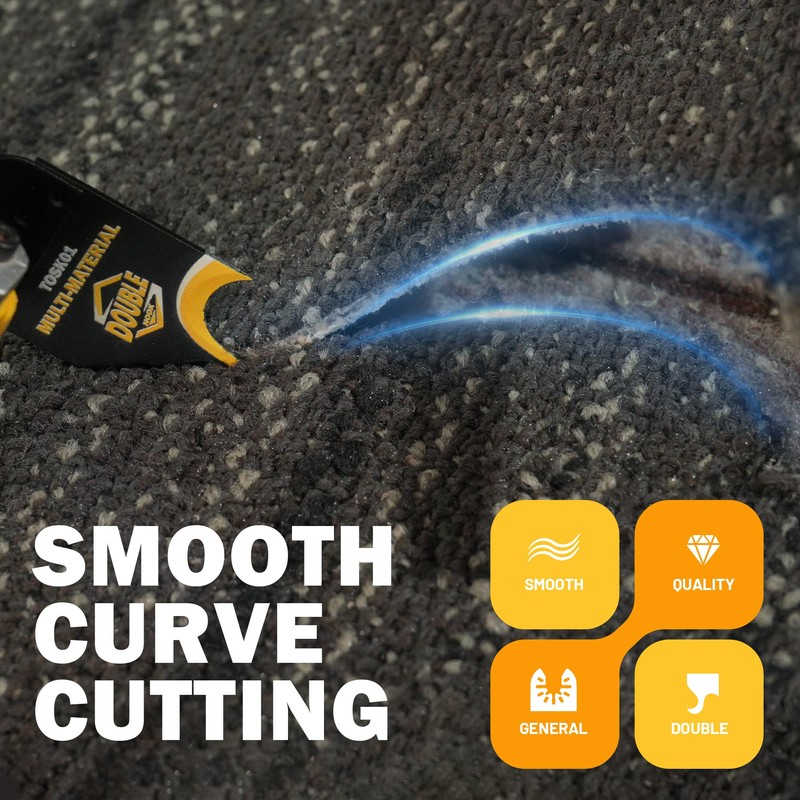 Oscillating Multi Tool Hook Knife Blade, 5 PCS Multitool Saw