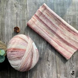 Multicolor Yarn Used for Crochet and Knitting, Fluffy and Soft Air Yarn, 200gColorful Gradient Yarn Thread, Rainbow Yarn for Any Crochet Process, 38% Cotton 18% Wool 44% Acrylic Blended Yarn (E04)