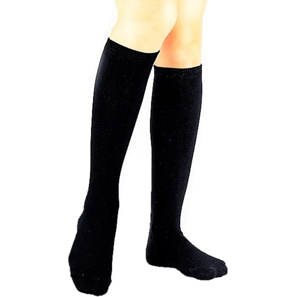 Olive Sara Compression High Socks, Black, Plain, OL Beautiful Legs, Made of Othishima Olive Oil, Moisturizing Socks, Antibacterial, Odor Resistant, Cooling, New Life