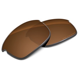 Tintart Performance Replacement Lenses Compatible with Oakley Bottle Rocket OO9164 Polycarbonate Polarized Etched-Nut Brown