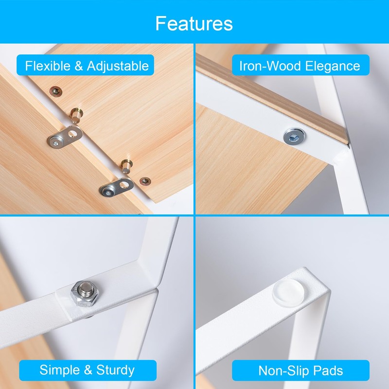 Golener Countertop Organizer Corner Shelf, 2 Tier Adjustable Stackable Corner