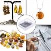 200 pcs High Temperature Nichrome Wire Jump Rings, 21 Gauge