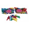 Wonder 200 Pinzas Tender Ropa Colgar Lavanderia Plastico Colores