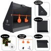 Atflbox Bullet Trap Box Target with 12''x12'' Splatter Bullseye Paper