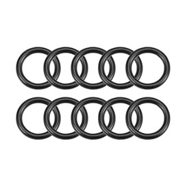 sourcing map Nitrile Rubber O-Rings 10mm OD 7mm ID 1.5mm Width, Metric Nitrile Rubber Sealing Gasket for Automotive Machine Plumbing, Pack of 10