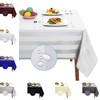Table Cloth Tablecloths Square and Rectangular Premium Fabric Tablecloth, Waterproof