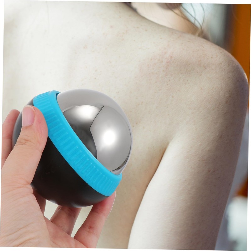 Healvian Stainless Steel Massage Ball Physio Ball for Deep Muscle