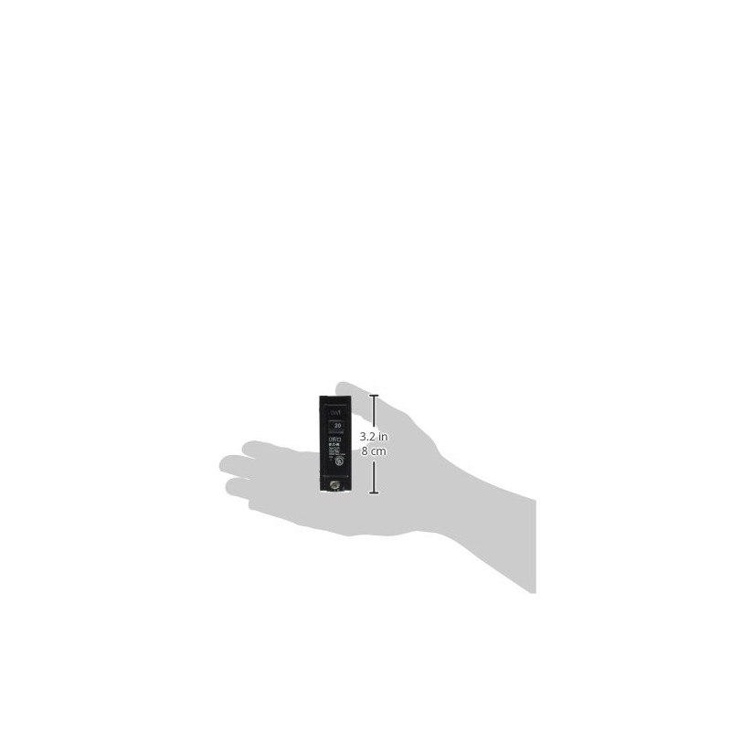 Eaton Corporation CL120CS Single Pole Ul Classified Replacement Breaker, 120V,