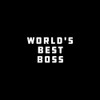 CafePress World's Best Boss Square Sticker 3 X 3 Square
