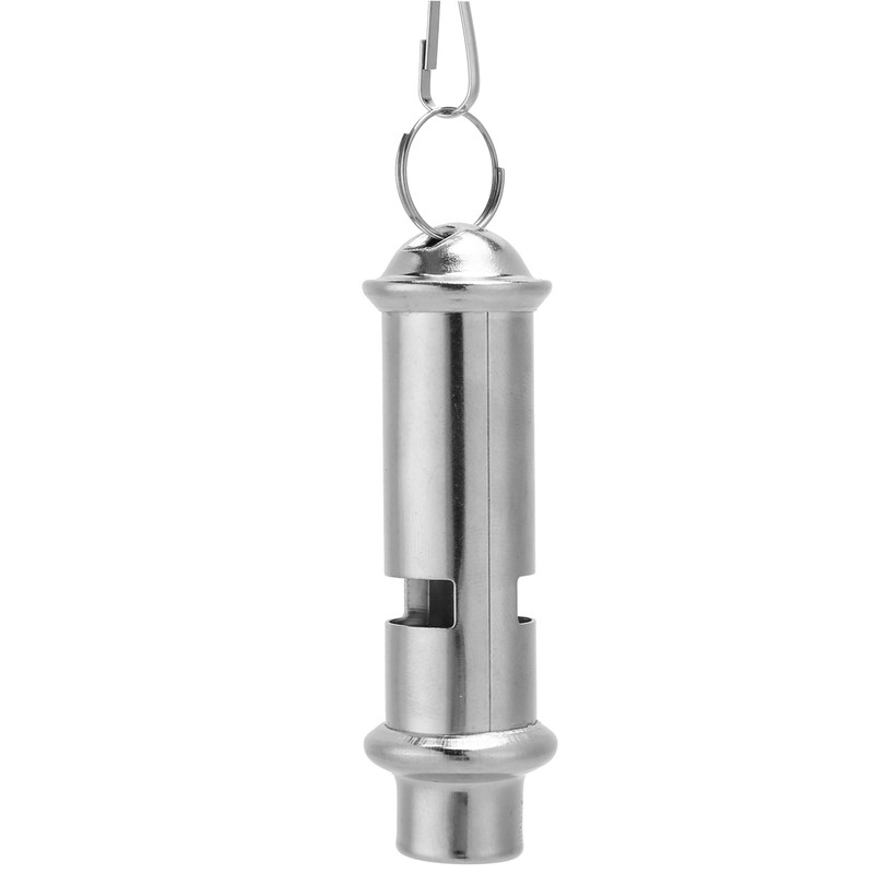 Stainless Steel Ultrasonic Pigeon Whistle with Lanyard for Dog Bird