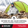 Sábana Térmica Aluminio Redline RL-EBL01 Pack 24 Manta Emergencia Impermeable