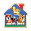 Melissa & Doug Pets House Pets Large Wooden Peg Puzzle