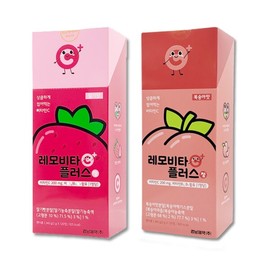 레모비타플러스정 씹어먹는 비타민C 레모나 비타민 세트 딸기맛+복숭아맛 총 240정 TB Lemovita Plus Chewable Vitamin C Lemona Vitamin Set Strawberry Flavor + Peach Flavor Total 240 Tablets TB