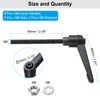 sourcing map 4pcs Lever Adjustable Handles M6 x 60mm Metric
