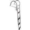 Amarine Made 4 Step Boat Ladder Telescoping Ladder Inboard Folding